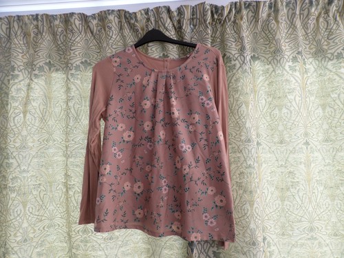 Ladies beige long sleeved top