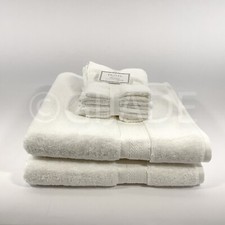 Hotel  6Pc White 100% Cotton 2