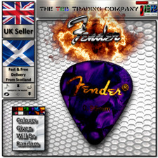 Fender Guitar Picks/Plectrums -  0.96mm - For Acoustic/Electric/Bass - UK Seller