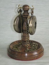 WOODEN DOUBLE POCKET WATCH