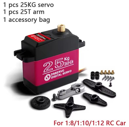 25kg digital servo - digital, metal