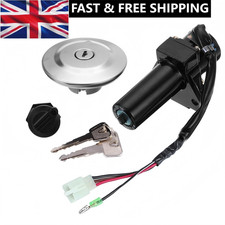 For Yamaha YBR125 05-17 Motorcycle Ignition Switch Key Barrel Lock Fuel Gas Cap