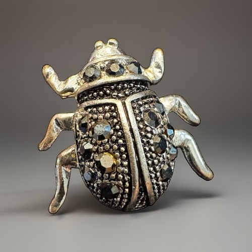 Silver tone gray - tone, marcasites