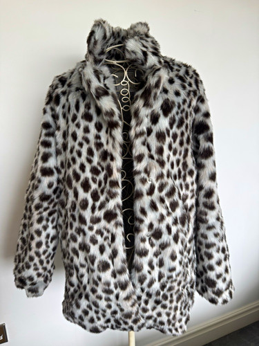 Next girls grey black faux - girls,