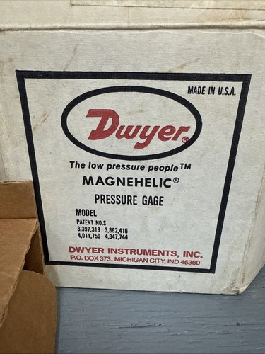 Dwyer magnehelic pressure - magnehelic,