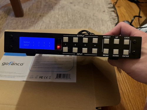 Gofanco 4x4 hdmi matrix - 4x4,