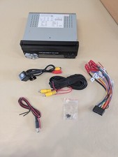 Single 1DIN Car Stereo Radio 7" Retractable Screen Wireless CarPlay BT RDS AM FM