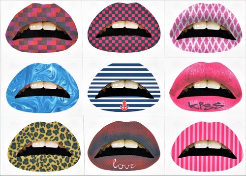 Temporary lip tattoo - temporary,