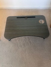 Foldable Wooden Lap Tray TV Dinner Bed Laptop Work Computer Desk Stand Portable