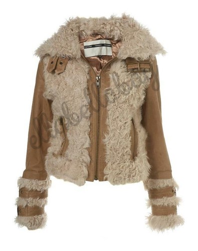 Topshop cream tan curly - cream,