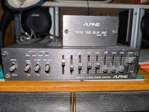 Vtg rare alpine car - rare, stereo
