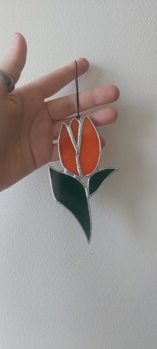 Stained glass suncatcher - glass, suncatcher 