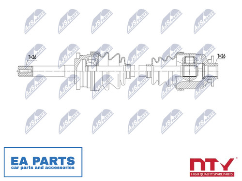 Drive shaft for - for, ford