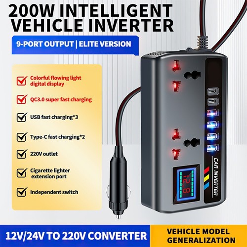 12v 24v 220v 200w car - 12v,