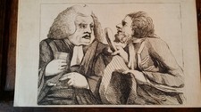 1760'S ANTIQUE GEORGIAN SATIRE ETCHING - TIM BOBBIN / JOHN COLLIER