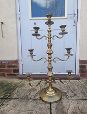 Large 7 Sconce Brass Plated