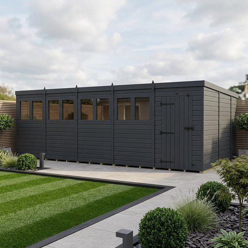 20x10 pent composite - composite, shed