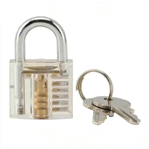 Practice lock visible - lock,