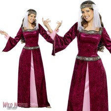 Ladies Medieval Maid Marion Costume