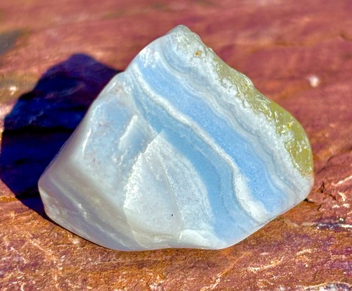 Blue lace agate rare type - blue,