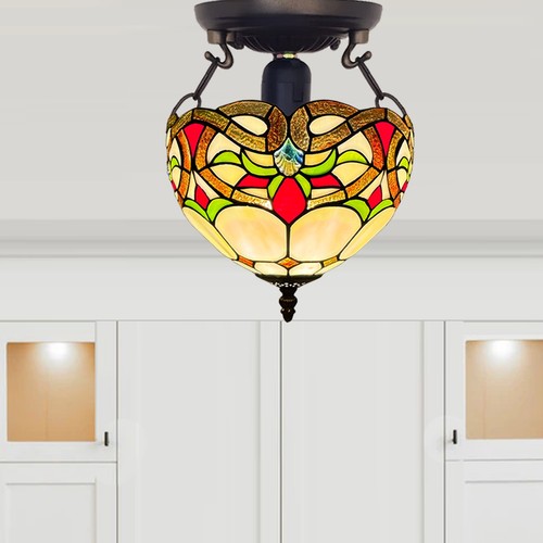 Tiffany style ceiling lamp - tiffany,
