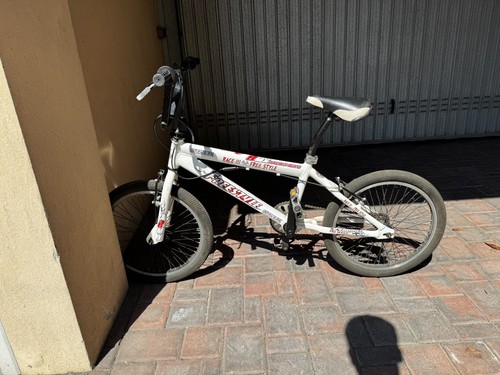 Freestyle white bmx - white,