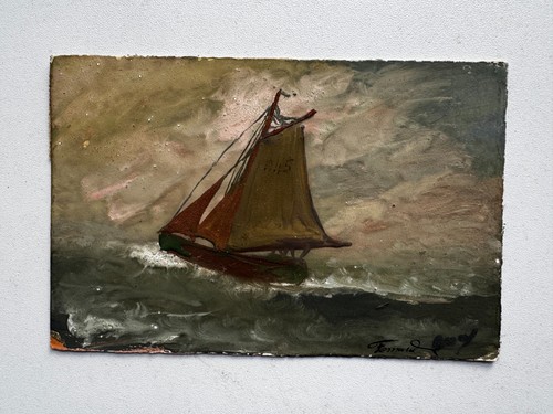 Antique handmade hand painted - antique,