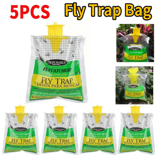 Disposable hanging fly trap - hanging,