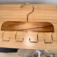 Tie & Belt Holder Vintage Set