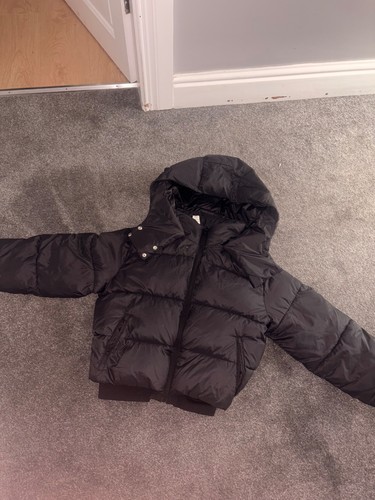 Black alo coat size medium - black,