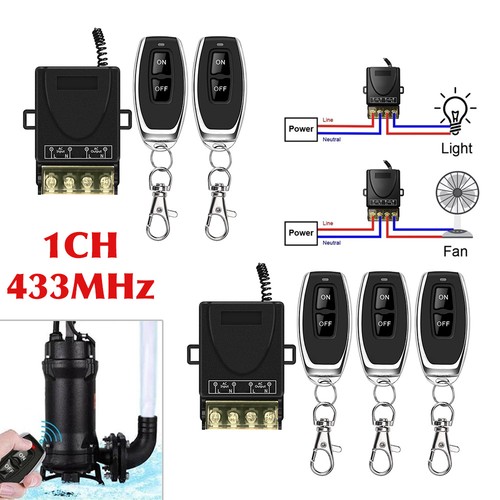 100 240v relay 1ch wireless - 100-240v,