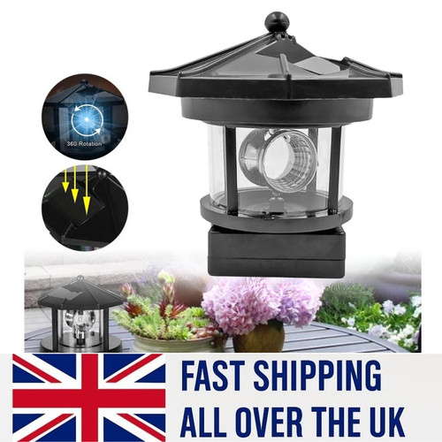 Solar powered rotating - solar-powered,
