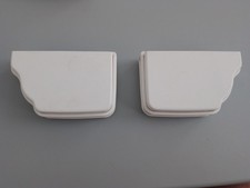 RCE51 - RCE52 Ultraframe Marley Classic Gutter Right / left  Hand Stop End white