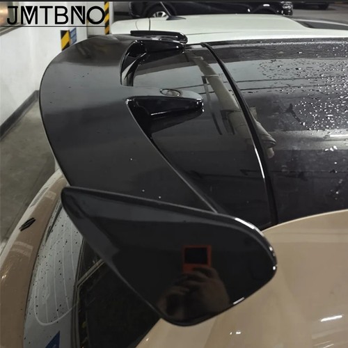 Matte black rear roof - black,