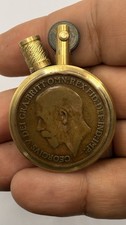 Handmade brass coin petrol - handmade,