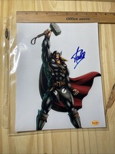 Stan Lee Signed THOR 8x10