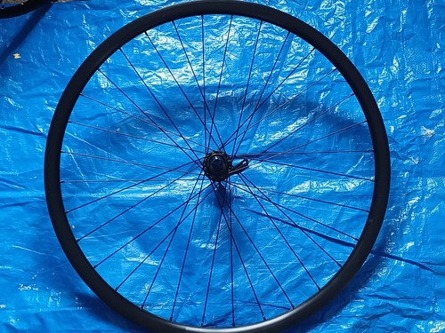 Hand built rear wheel - built,