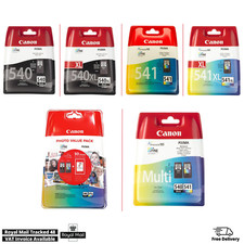 Canon PG-540 / PG-540XL / CL-541 / CL-541XL Printer Ink Cartridge Set for MG3150