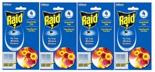 Raid Fruit & Fly Killer Trap 4 Window Stickers Pack Non- Toxic Insecticide Free