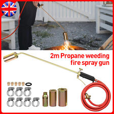 Roofer Roofing Brazing+2M Hose Long Arm Propane Butane Gas Torch Burner Blow Set
