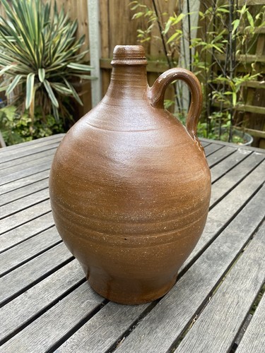 Stoneware bellarmine style jug - stoneware,