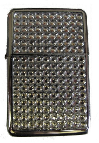 Silver diamante star petrol - silver,