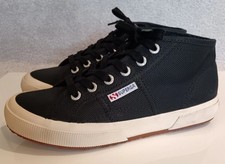 SUPERGA 2754 Cotu Classic Mid UK 4 EU 37 S000920 Black VGC