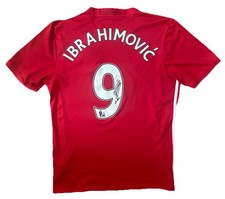 ZLATAN IBRAHIMOVIC Hand signed Man United HOME 2015/16 OFFICIAL jersey RARE*COA