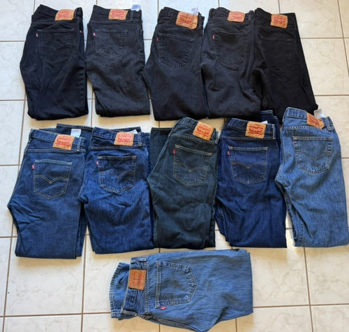 Lot levi 501 button - of,