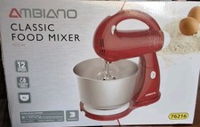 Ambiano Classic Food Mixer 400w 4L Red With Attachments Brand New - Free Post 