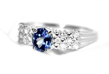 10 ct White Gold AA Tanzanite