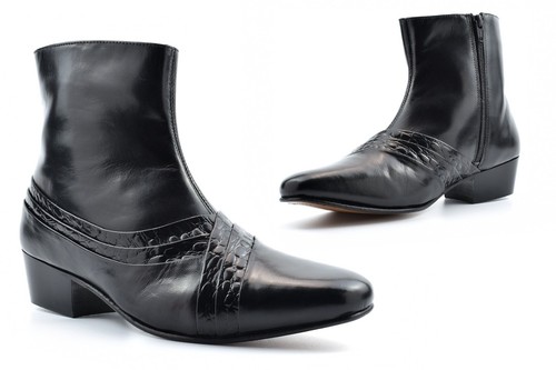 Mens cuban heel boots real - cuban,
