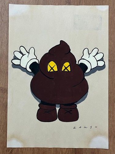 Kaws drawing and painting - drawing, on