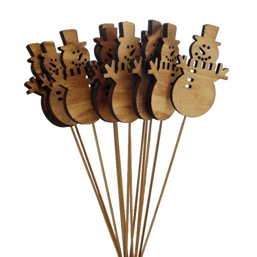 Christmas wooden floral - 6,